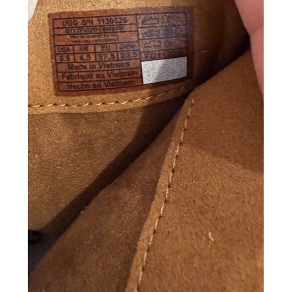 WOMAN'S BOOTS UGG SIZE 6.5 JOSEFENE Chestnut Brown DISPLAY MODEL - Picture 7 of 11